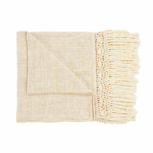 Handmade Natural Bed Throw 270 x 135 cm