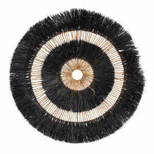 Wall Decor Maurea Black 110x110 cm