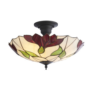 Interiors Botanica Tiffany Multicolor Ceiling Light 45 cm 111896