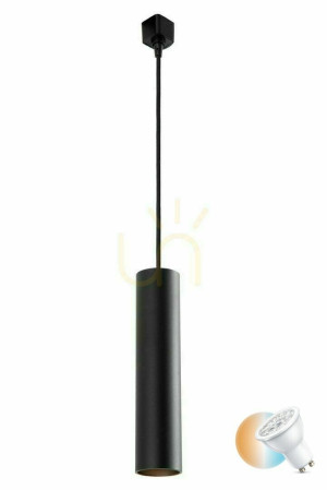 Lógólámpa gyűjtősínhez Lucide Track Floris fekete GU10 LED CCT 10W 09955/01/30