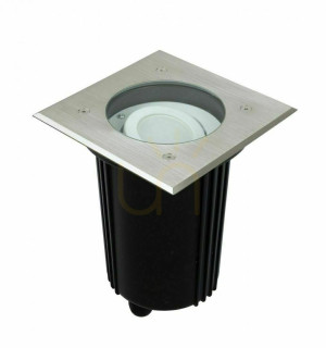 Lampa najazdowa SU-MA srebrna regulowana kwadratowa IP67 6725 D