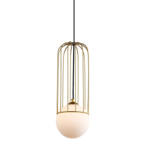 Złota Lampa Wisząca Simon G9
