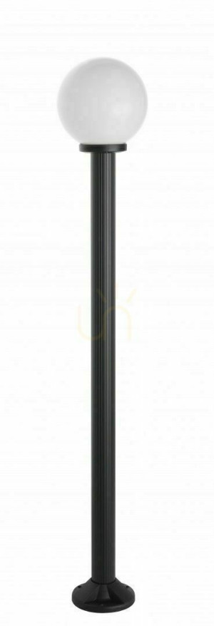 Lampa zewnętrzna stojąca SU-MA Kule K 5002/1/K 200 czarna 170 cm