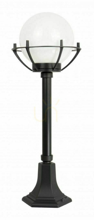 Lampa ogrodowa stojąca SU-MA Kule z koszykiem czarna K 5002/3/KPO