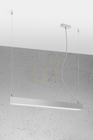 Lampa wisząca PINNE 67 szara 3000K - THORO