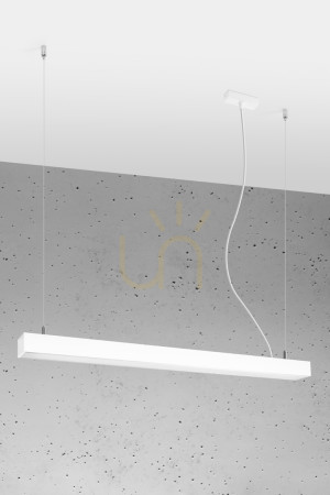 Lampa wisząca PINNE 90 biała 3000K - THORO
