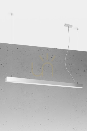 Lampa wisząca PINNE 117 szara 3000K - THORO