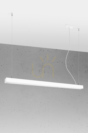 Lampa wisząca PINNE 117 biała 4000K - THORO