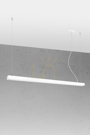 Lampa wisząca PINNE 150 biała 3000K - THORO