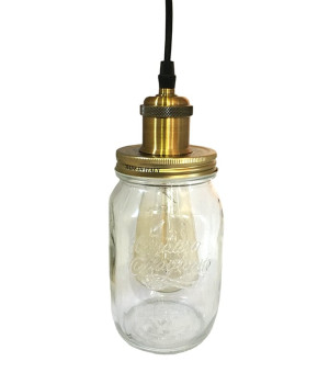 Lampa Wisząca Słoik Loft Jar'o'Light Duży E27