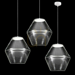 Nowoczesna Lampa Wisząca MOLINO 66339 Biała