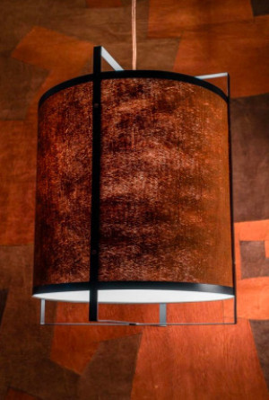 Niepowtarzalna lampa wisząca Tatu kora Kyambalo