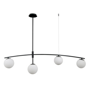 Czarna Lampa Wisząca Senai G9 4-punktowa