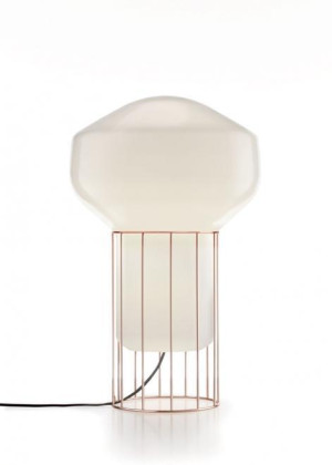 Lampa stołowa Fabbian Aérostat 53cm - błyszcząca miedź - F27B03 41