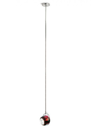 Lampa wisząca Fabbian Beluga - czerwony - D57 A11 03
