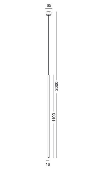 Lampa zwieszana SCOP 012 SLIM