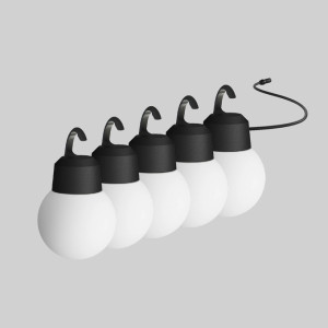 BEGA 24380K3 Świetlówka sferyczna Plug & Play. Grafit · 3000 K