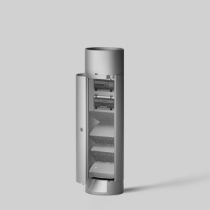 Słupek oświetleniowy Bega grafitowy LED IP44 1150 mm 84096A