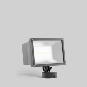 BEGA 84392A Naświetlacz RGBW do wnętrz i na zewnątrz Srebrny