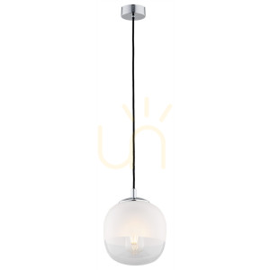 Lampa wisząca ARGON Baltimore opal mat transparent chrom E27 4676