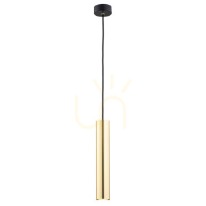 Lampa wisząca ARGON Gomera Plus mosiądz czarny struktura 4755