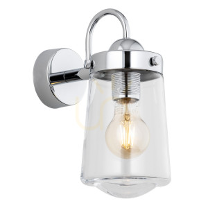 Kinkiet Argon Pasadena transparentny chrom E27 IP44 4719