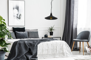 Lampa wisząca czarna Jet Black E27 60W, oświetlenie loft, regulowana wysokość