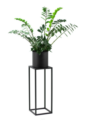 Kwietnik metalowy JAKPOL loft 112x40x40 cm czarny stojak na kwiaty
