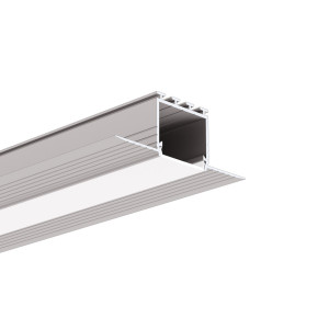 Profil aluminiowy LED KOZEL Srebrny nieanodowany 1m