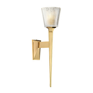 Verity 1 Light Kinkiet – Polerowane Złoto Elstead
