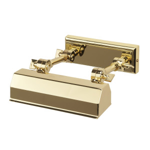 Mała lampa obrazowa Chawton – polerowany mosiądz Elstead