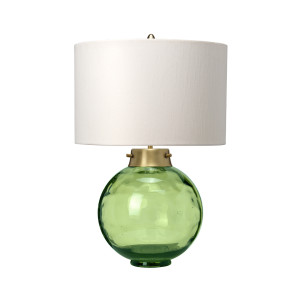 Lampa stołowa Kara - ciemnozielona Elstead