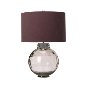 Lampa stołowa Kara - przydymiona Elstead