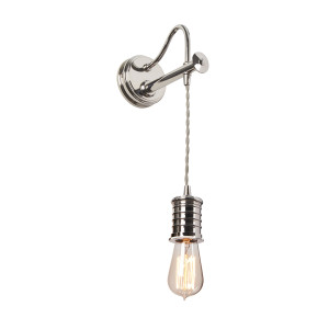 Kinkiet Douille 1 Light - polerowany nikiel Elstead