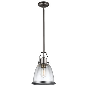Lampa Wisząca Hobson 1 Light Medium Nikiel satynowy Elstead