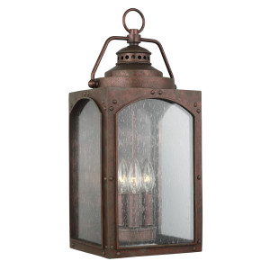 Latarnia ścienna Randhurst 3 Light duża Elstead