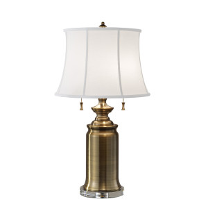 Lampa stołowa Stateroom 2 – Mosiądz Bali Elstead