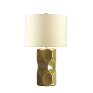 Zielona lampa stołowa retro 1 Light Elstead