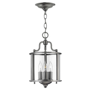 Lampa Wisząca Gentry 3 Light Mała - Pewter Elstead