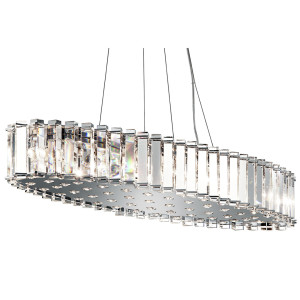 Lampa wisząca Crystal Skye 12 Light Island Elstead