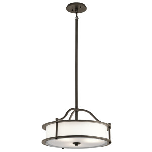 Lampa wisząca/półpłynna Emory 3 Lampa wisząca/półpłynna – Olde Bronze Elstead