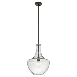 Lampa Wisząca Everly 1 Light Medium - Olde Bronze Elstead