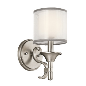 Lampa ścienna Lacey 1 Light – antyczna cyna Elstead