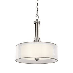 Duża Lampa Wisząca Lacey 4 - antyczna cyna Elstead