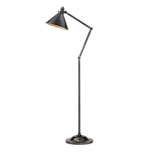 1 jasna lampa podłogowa Provence - stary brąz Elstead