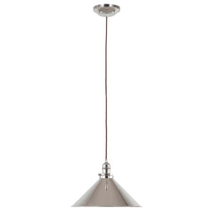 Lampa wisząca Provence 1 Light - polerowany nikiel Elstead