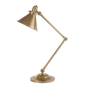 Lampa stołowa Provence 1 - postarzany mosiądz Elstead