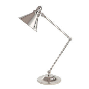 Lampa stołowa Provence 1 Light - polerowany nikiel Elstead