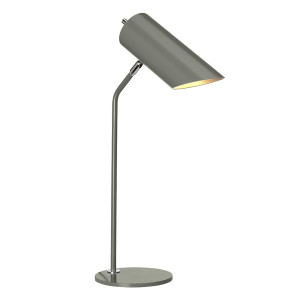 Lampa stołowa Quinto 1 Light – ciemnoszary polerowany nikiel Elstead