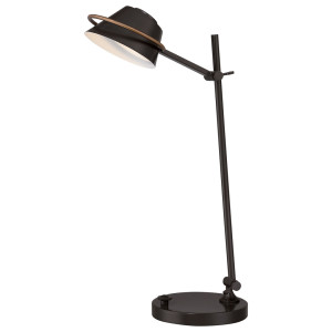 Lampa stołowa LED Spencer w kolorze zachodniego brązu Elstead